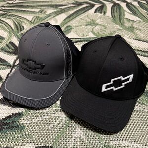 Chevrolet Hat Bundle Racing Black Cap Gray NEW